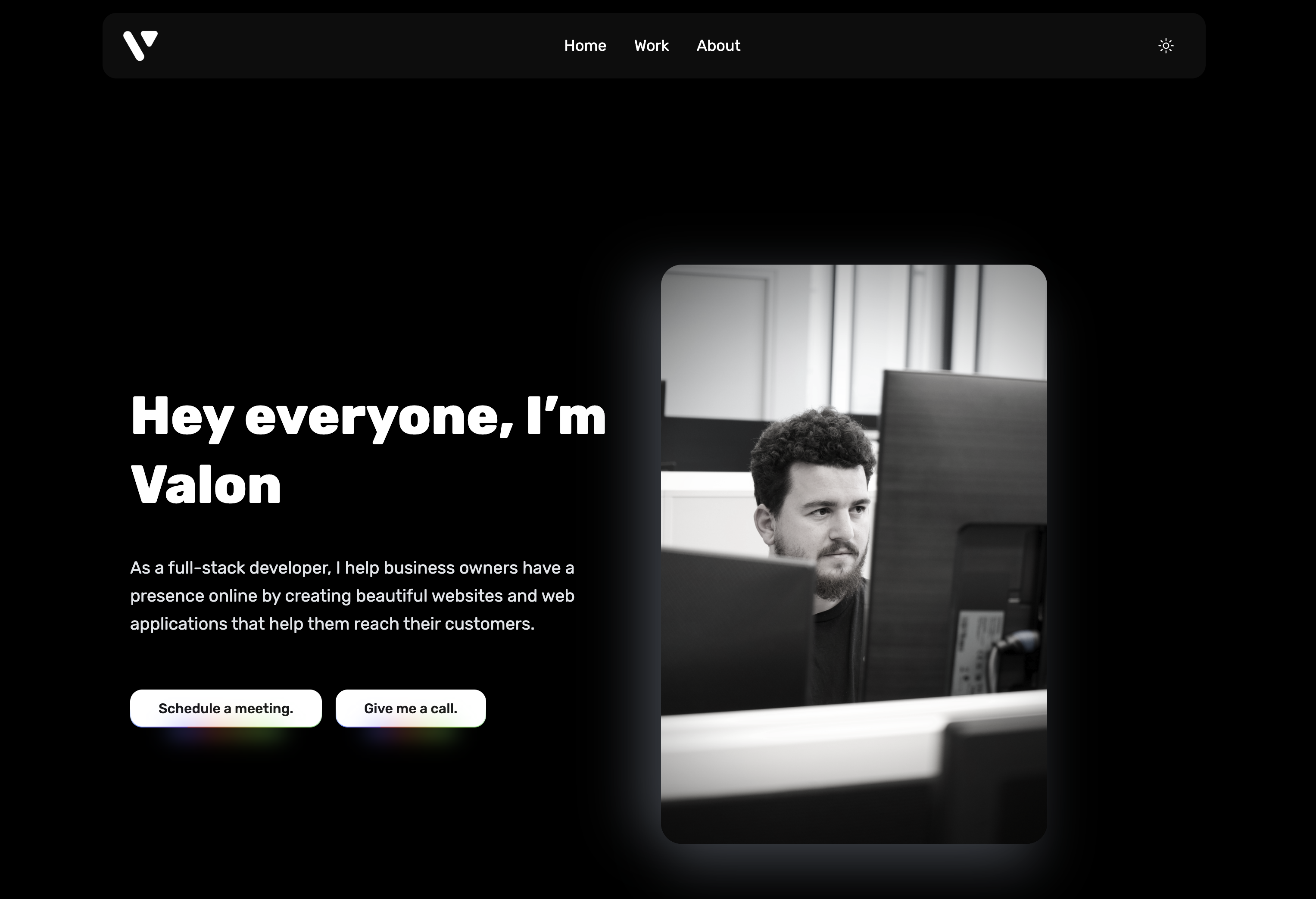 Previous qevalon.com website screenshot
